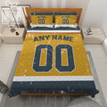 Custom Quilt Sets Vegas Jersey Personalized Ice hockey Premium Quilt Bedding for Men Women
