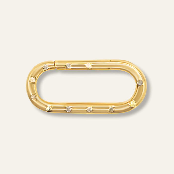 Diamond Oval Clip