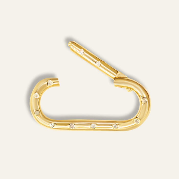 Diamond Oval Clip