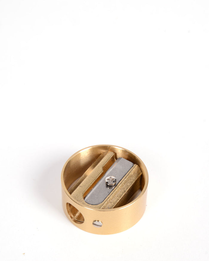 Dux Brass Sharpener Block Single with Outer Ring