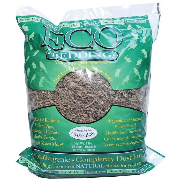 ECO BEDDING® 99% Dust-Free Paper Bedding for Small Pets & Birds Eco Natural