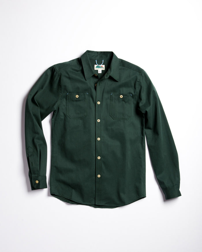 Edgevale Tam Twill Shirt Spruce
