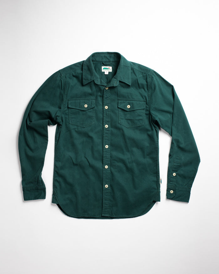 Edgevale Tamalpais Twill Shirt Mallard