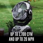 Ego Power+ 10" Oscillating Misting Fan Tool Only