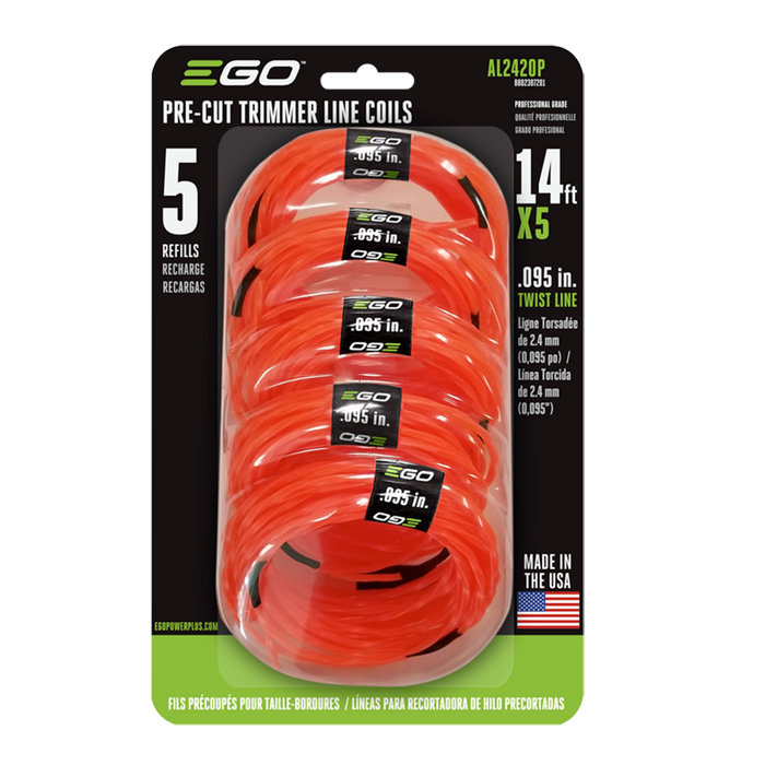 EGO Pre-Cut .095" Twisted Trimmer Line