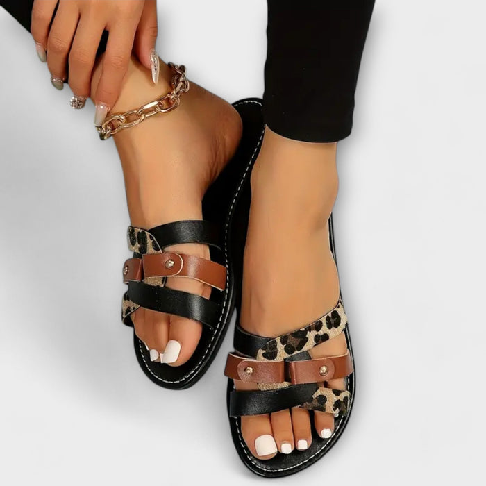 Elegant Cross-Design Sandals