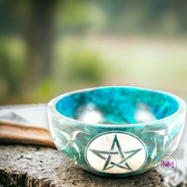 Enchanted Soapstone Smudge Bowls 🌙 - Magical Tools