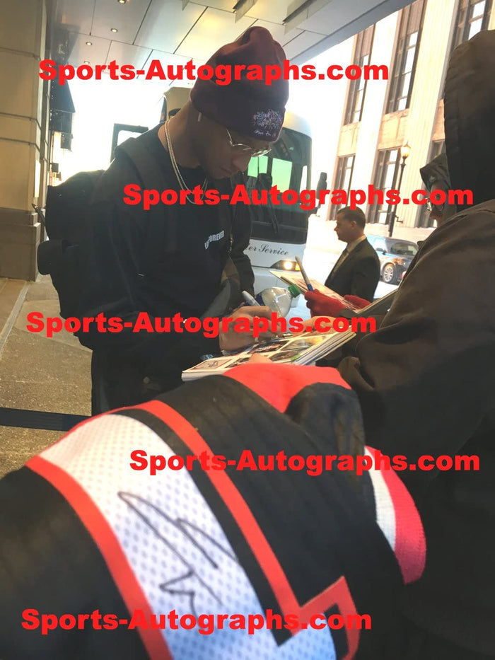 Evan Turner Portland Trail Blazers Signed Autographed Black #1 Jersey JSA COA