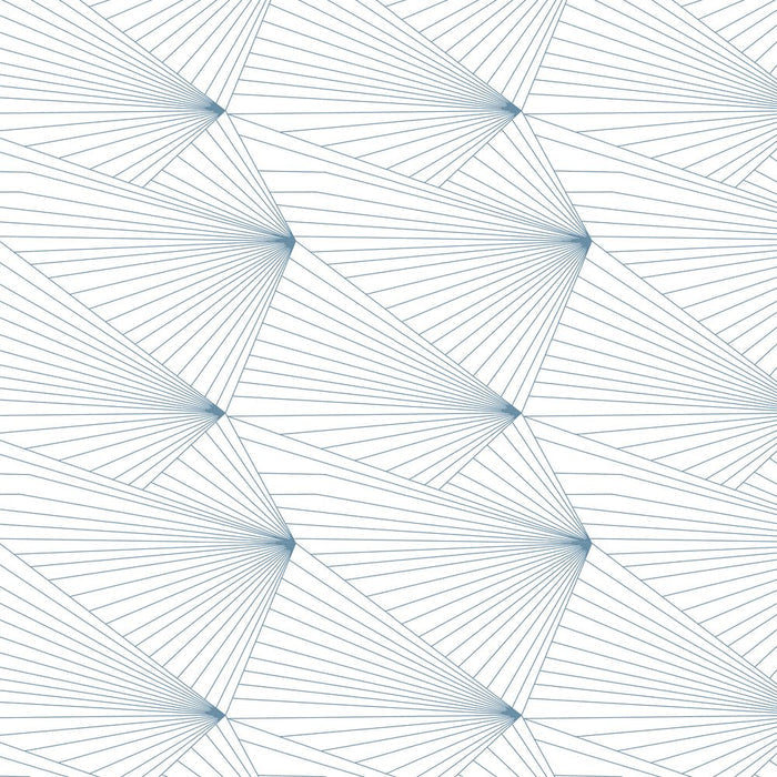 Fan French Light Blue Wallcovering