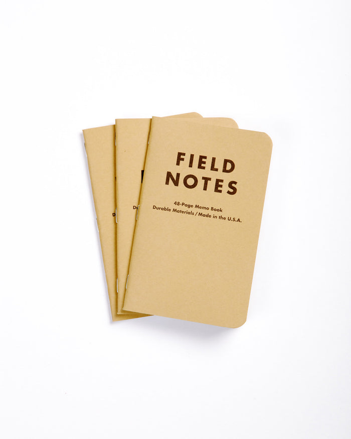 Field Notes Pack of 3 - Blank
