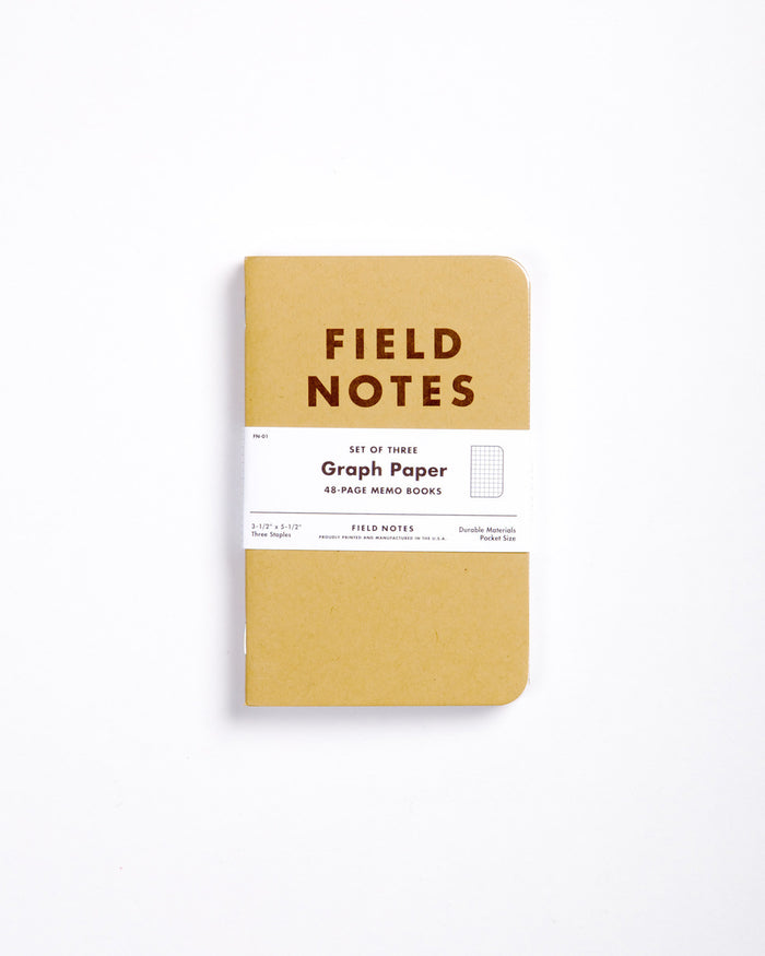 Field Notes Pack of 3 - Graph