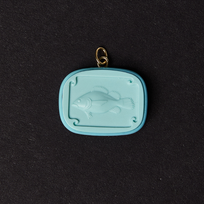 Fish Cameo Charm