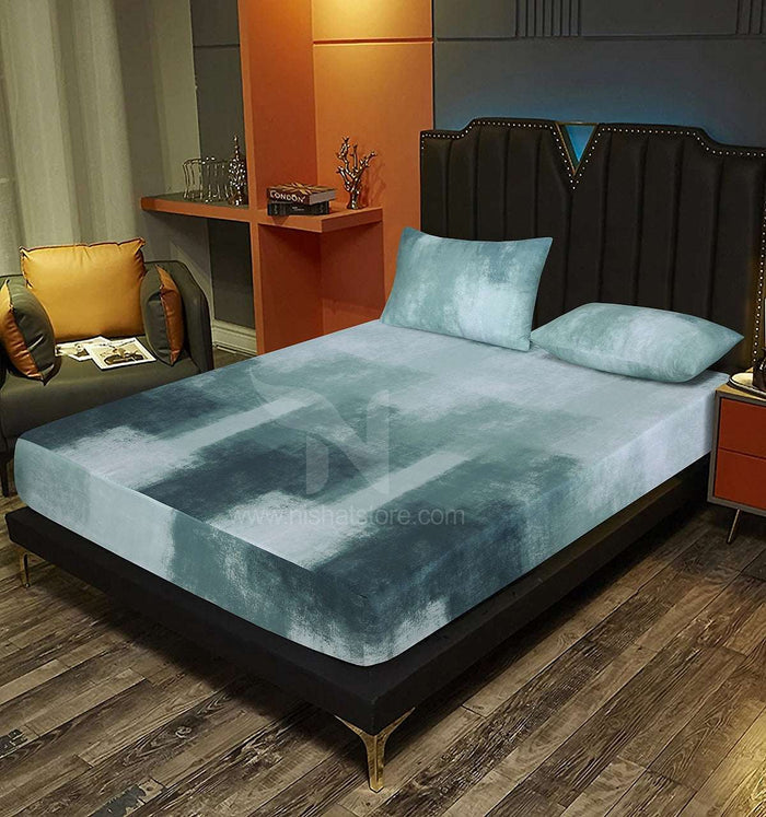 Fitted Double Bed Sheet DS 314 - Nishat Creative Store