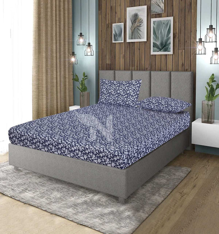 Fitted Double Bed Sheet DS 329 - Nishat Creative Store