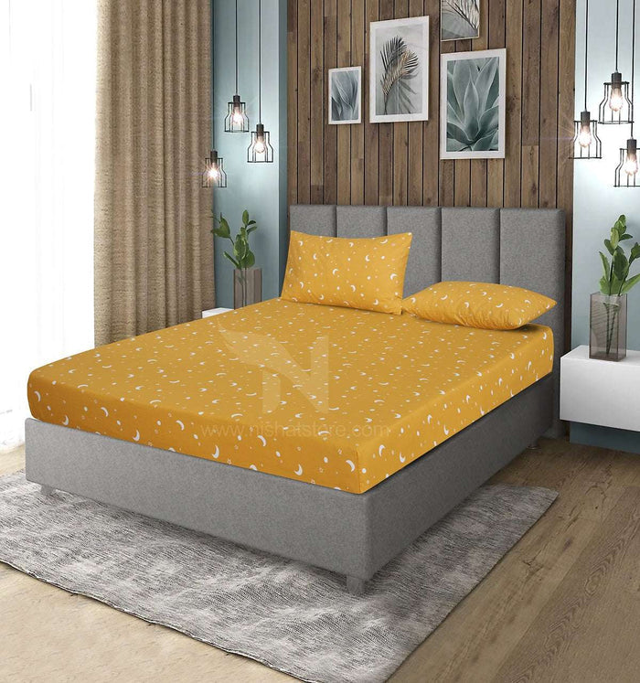 Fitted Double Bed Sheet DS 337 - Nishat Creative Store
