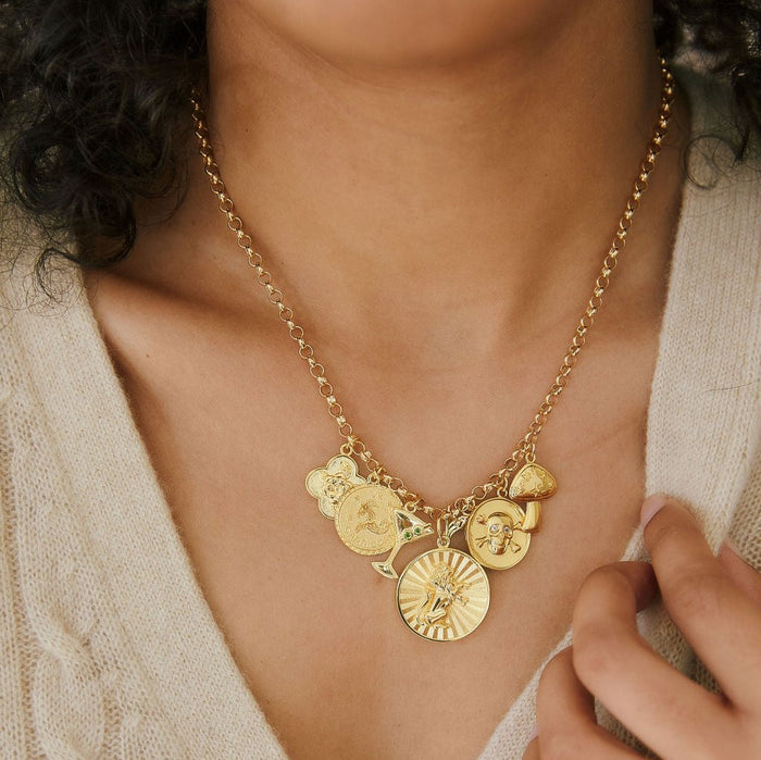 shroomy charm necklace