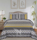 Floral Reversible Cotton Quilt Cover 6 Pcs Design 199 - Nishat Creative Store