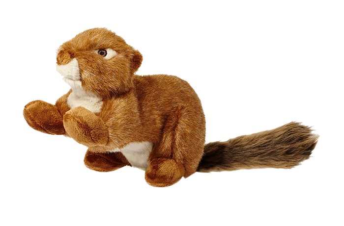 Fluff & Tuff Red Squirrel - Squeakerless