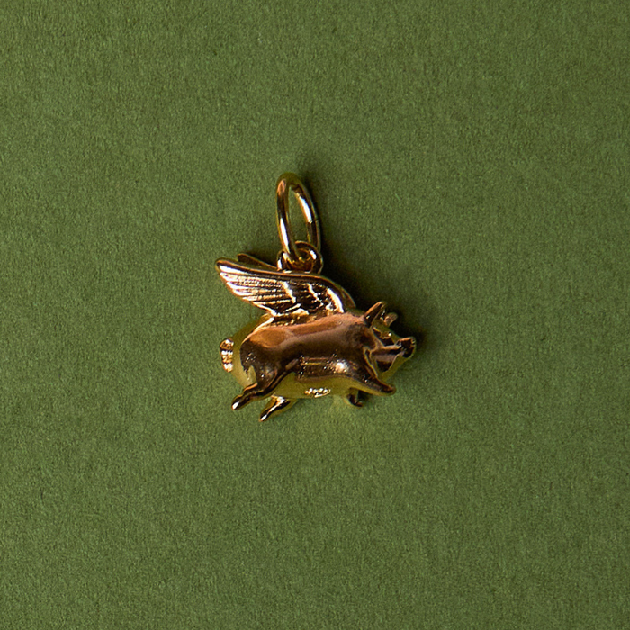 Flying Piggy Charm