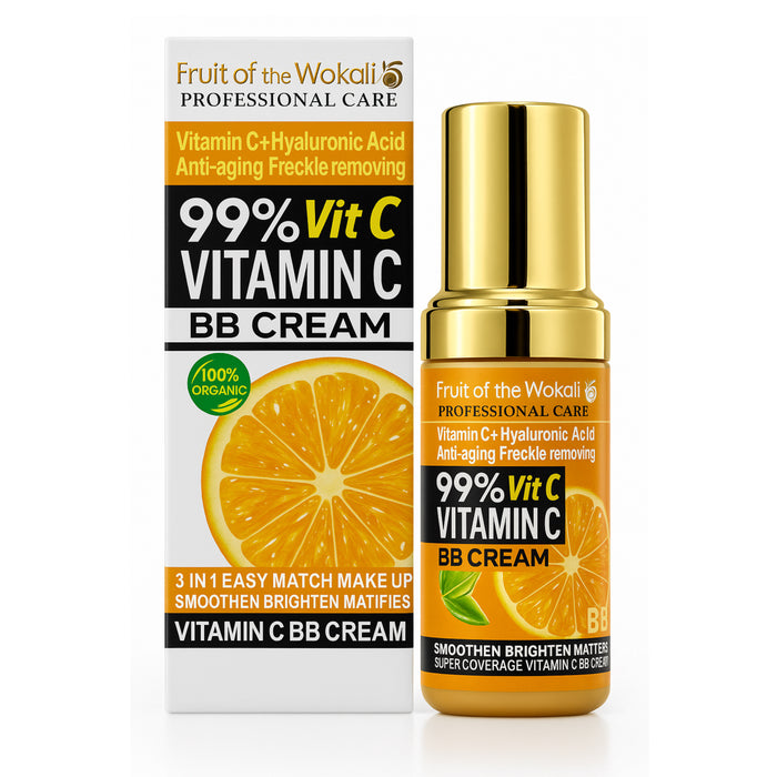 Fruit of the Wokali – BB Cream cu 99% Vitamina C și Acid Hialuronic WKL720