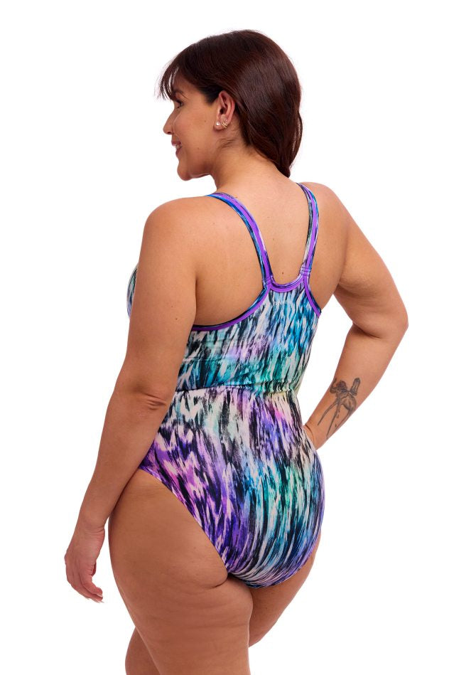 Funkita Ladies Locked In Lucy One Piece - Fly Dye