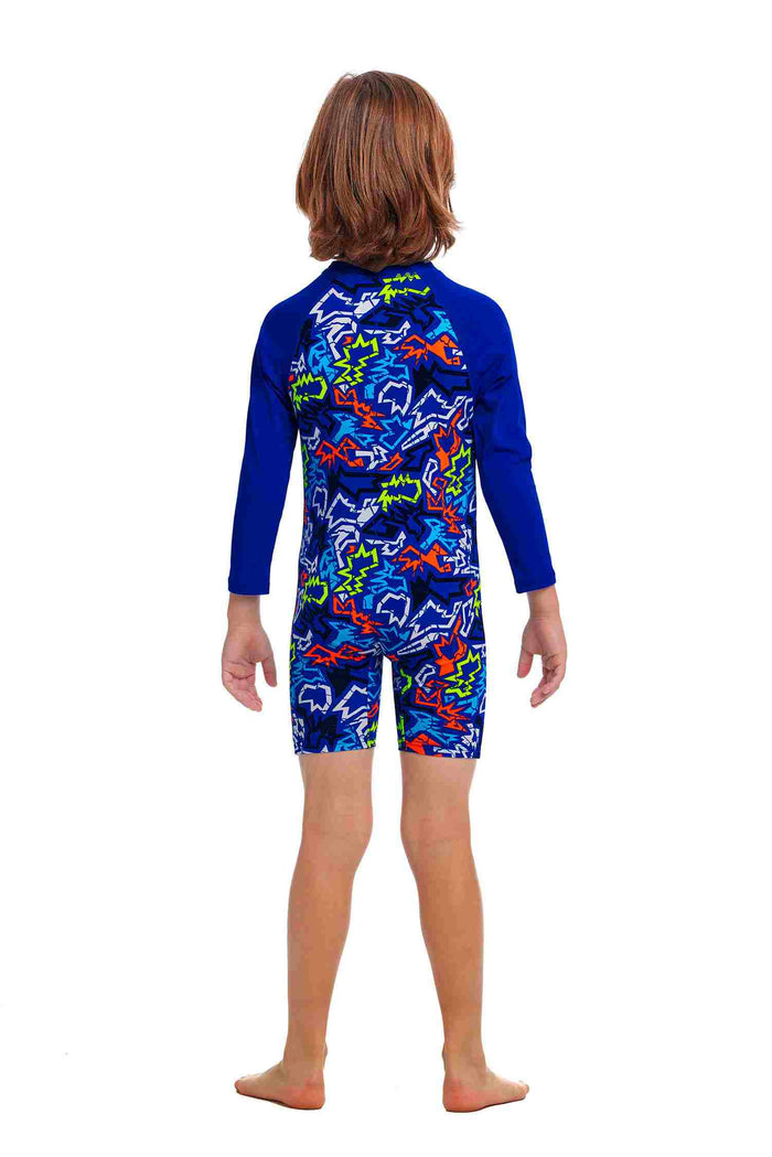 Funky Trunks Toddler Boys Go Jump Suit - Broken Hearts
