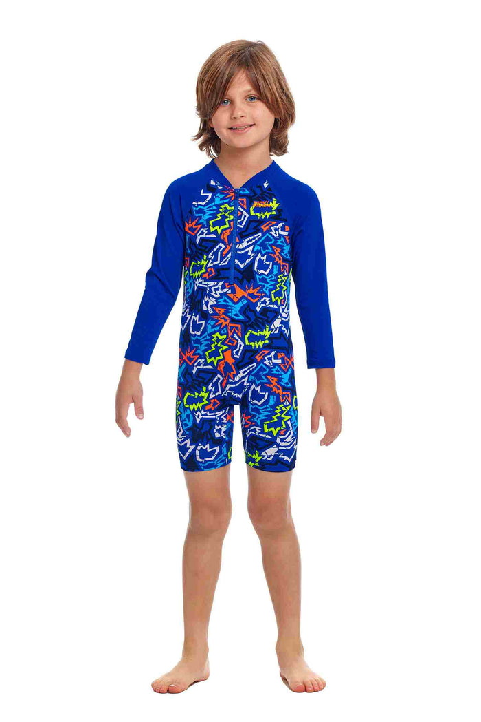 Funky Trunks Toddler Boys Go Jump Suit - Broken Hearts