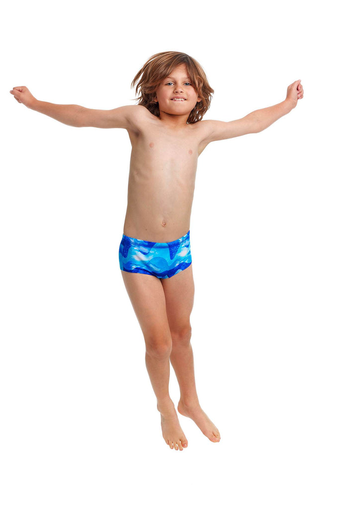 Funky Trunks Toddler Boys Printed Trunks - Dive In
