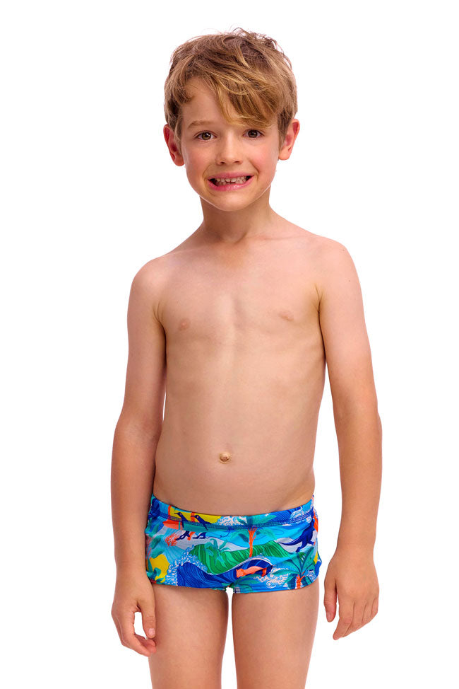 Funky Trunks Toddler Boys Printed Trunks - Duuude