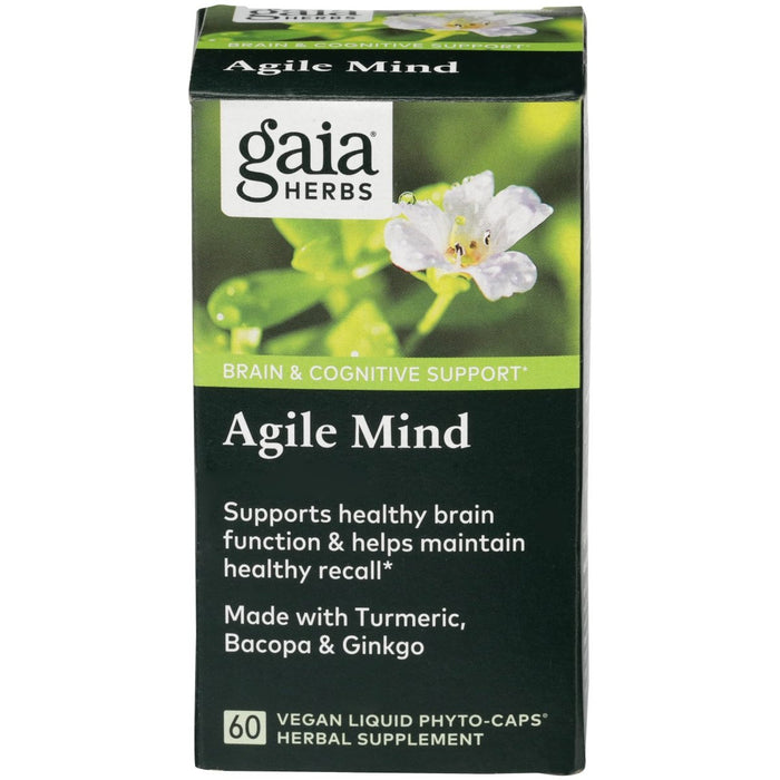 Gaia Herbs Agile Mind 60 Vcaps - The Oasis of Health