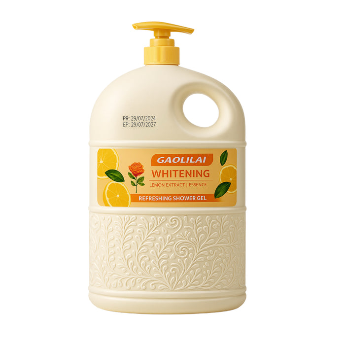 Gaolilai – Gel de duș revitalizant cu extract de lămâie, Whitening, 2 kg