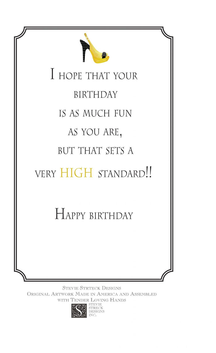 GAW1013W Jimmie Shoe Greeting Card