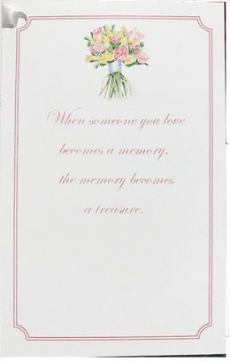 GAW1049WS Spring Bouquet Sympathy with glitter