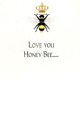 GAW1054W Queen Bee with glitter