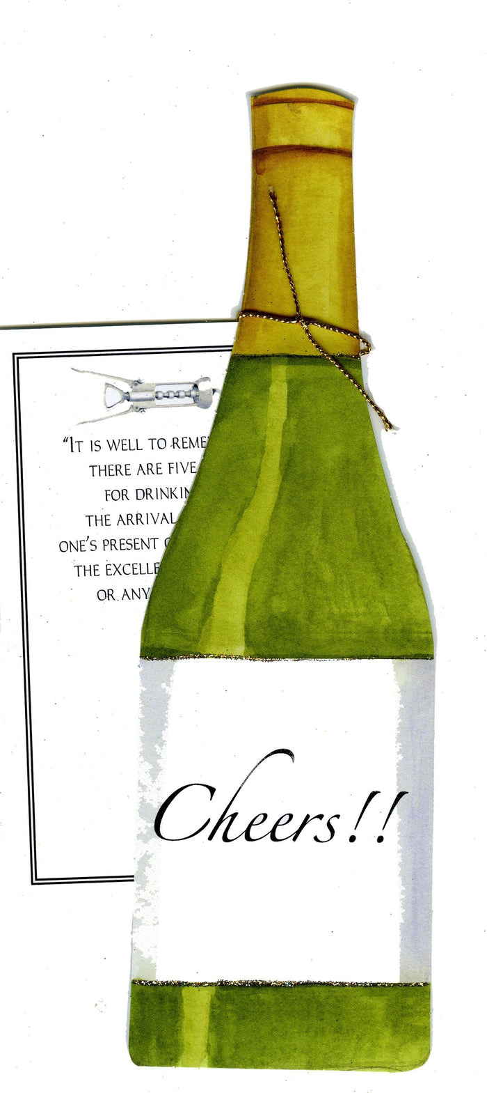 GAW848W Cheers!! Greeting Card -