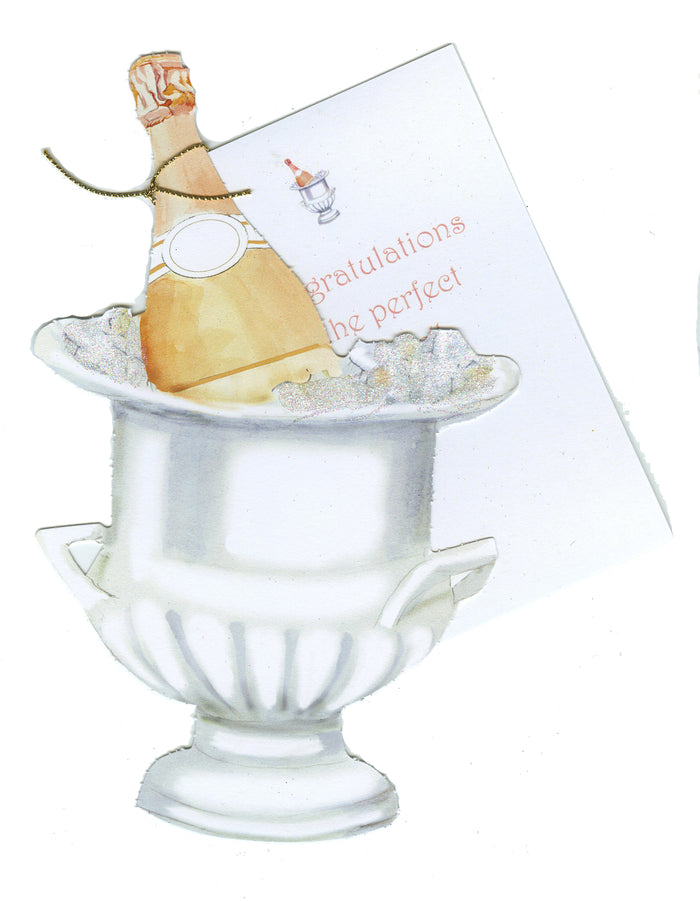 GAW923 Champagne Greeting Card