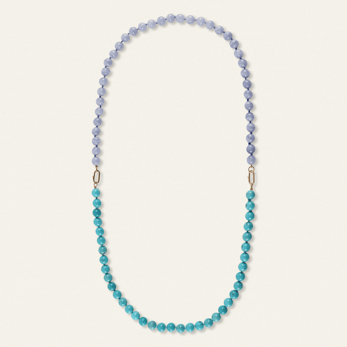 Gemstone Duo Necklace