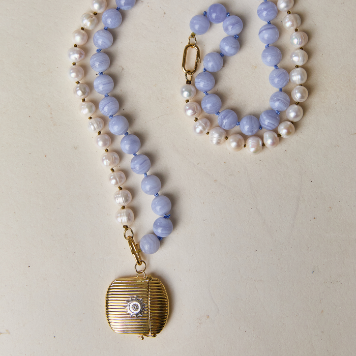 Gemstone Duo Necklace