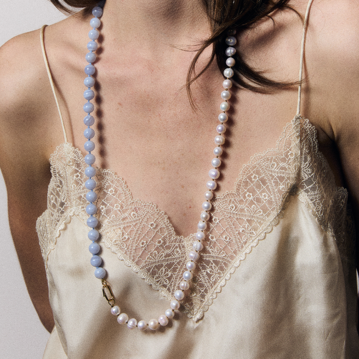 Gemstone Duo Necklace