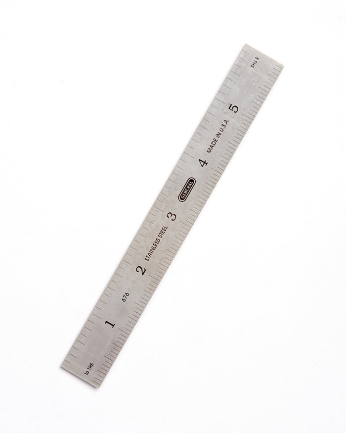 General Tools 6" Stainless Steel Precision Rule - 676 Imperial
