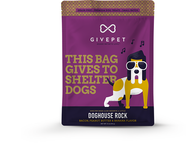 GivePet Doghouse Rock Dog Treats
