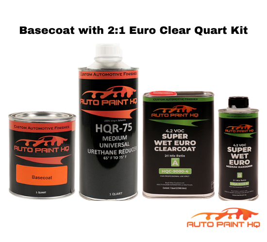 GM WA517Q Merlot Jewel Basecoat Clearcoat Quart Complete Paint Kit