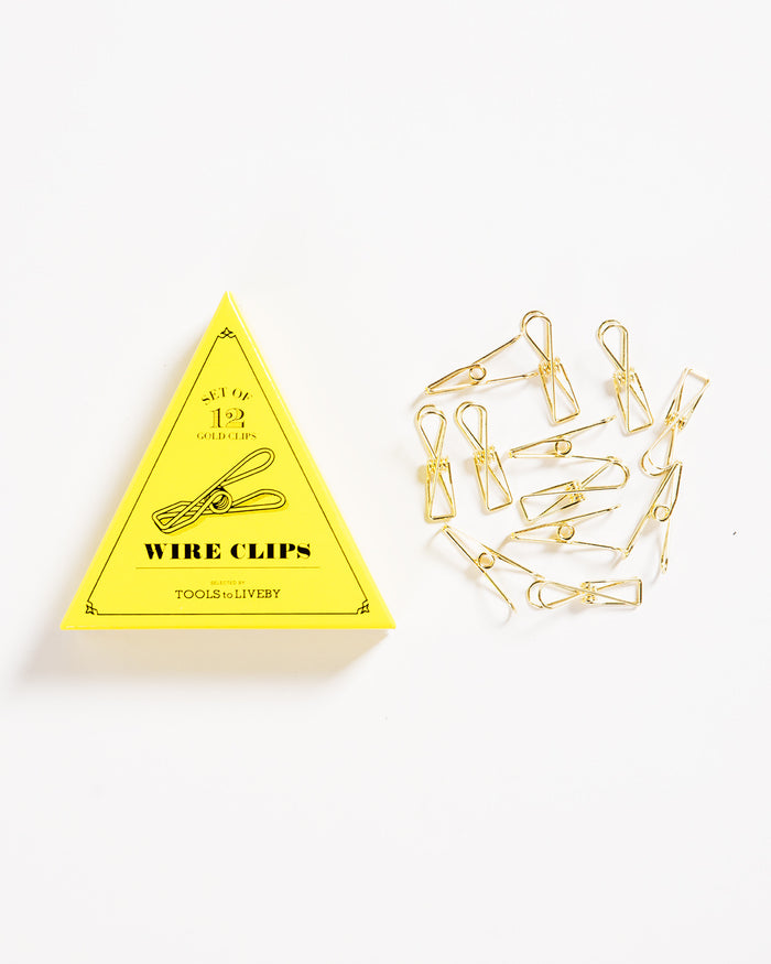 Gold Wire Clips