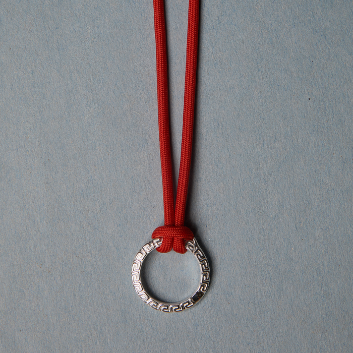 Greek Key Clip with Cord