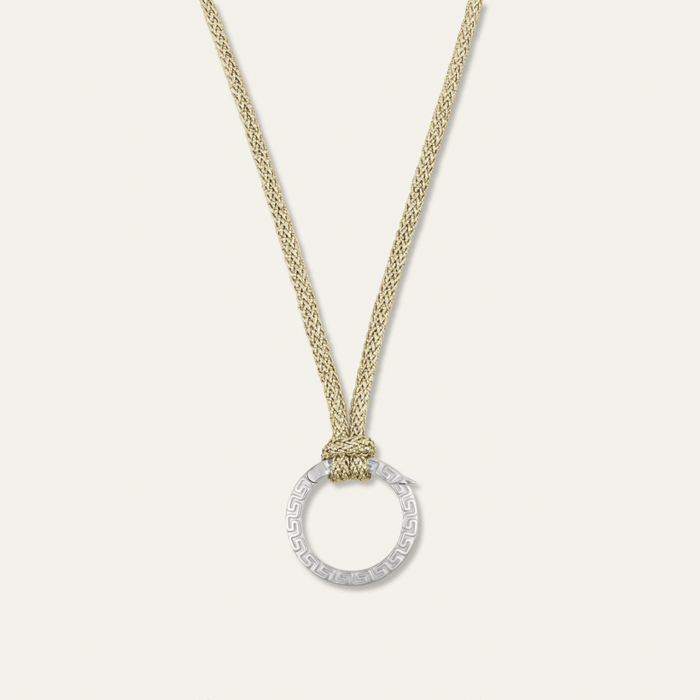 Greek Key Clip with Cord