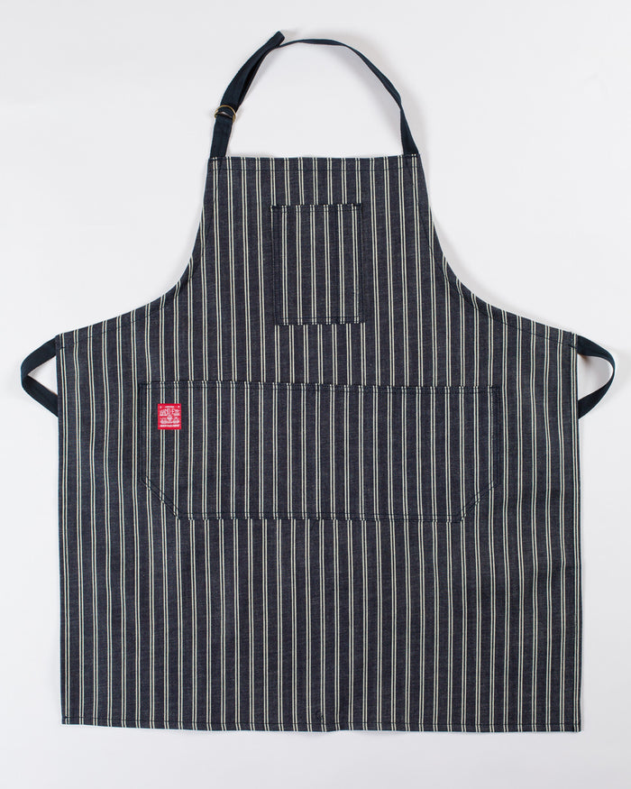 Hand-Eye Kitchen Apron Denim Double Stripe