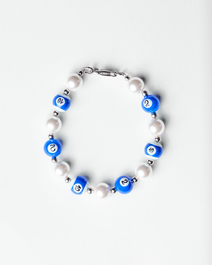 WHYAT hand-painted billiards bracelet blue