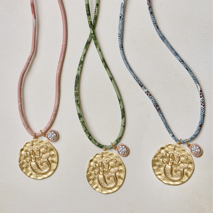 HART x Hill House Mermaid Charm on Cord Necklaces
