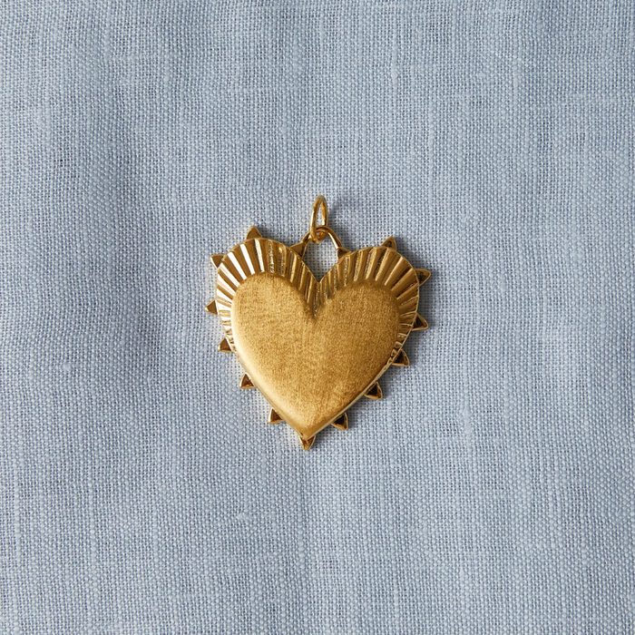 Heart of Gold Charm