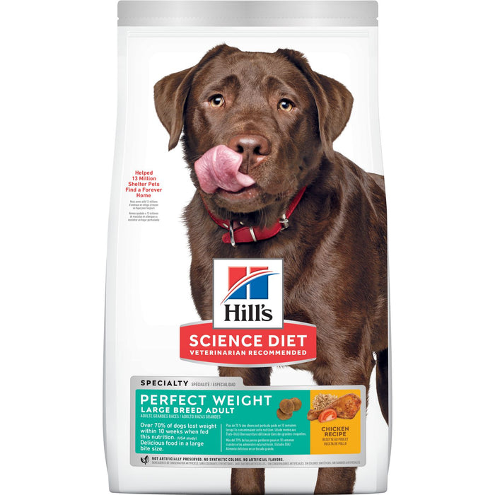 Hill's Science Diet Adult Perfect Weight Large Breed Chicken Recipe Dog Food